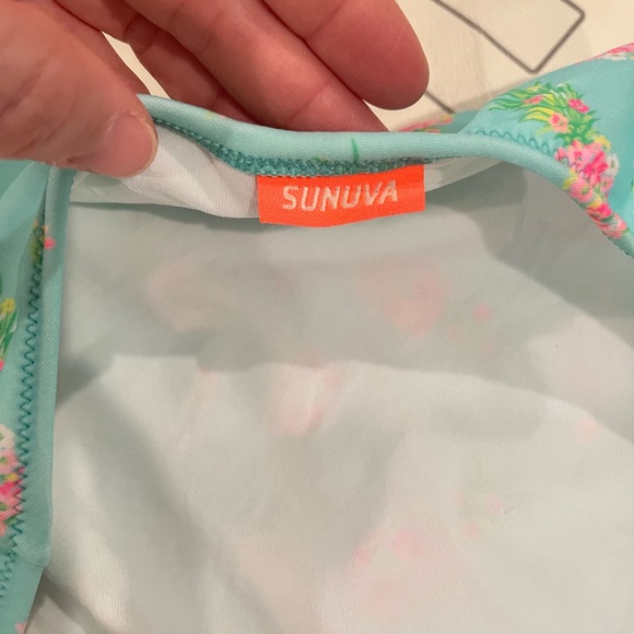 Sunuva Floral Halter Swim Suit - Picture 6 of 11